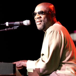 Isaac Hayes during a performance in 2004. 