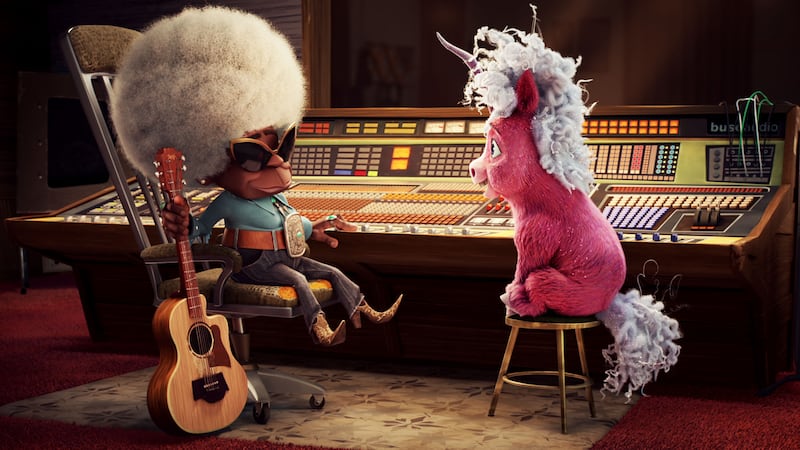 A photo including Thelma the Unicorn on Netflix