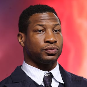 Jonathan Majors attends the “Ant-Man And The Wasp: Quantumania” UK Gala Screening at BFI IMAX Waterloo on Feb. 16, 2023, in London, England.