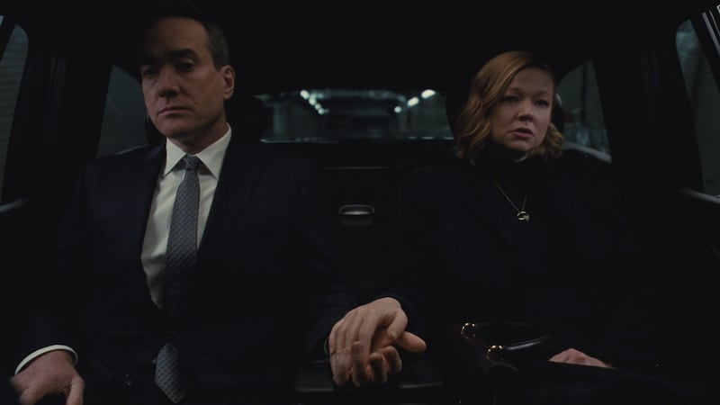 Matthew Macfadyen and Sarah Snook in Succession