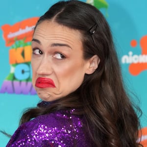 Colleen Ballinger, aka Miranda Sings, at the Kids' Choice Awards