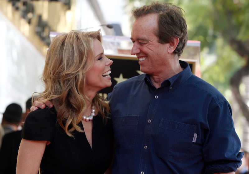 Cheryl Hines and Robert F. Kennedy Jr.