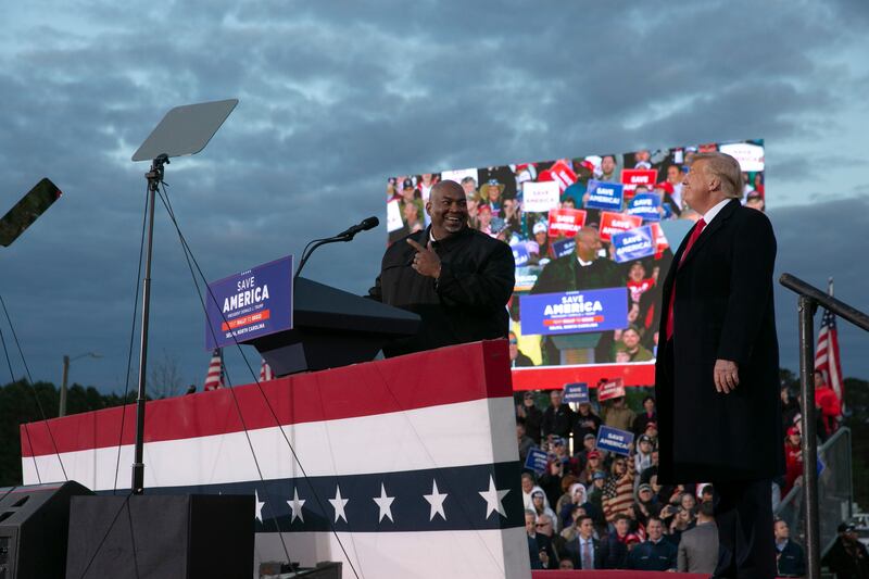 Lt. Gov. Mark Robinson, former President Donald Trump