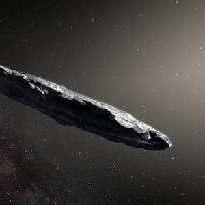 oumuamua artist rendition abraham avi loeb shmuel bialy paul sutter astrphysics comet asteroid solar radiation pressure