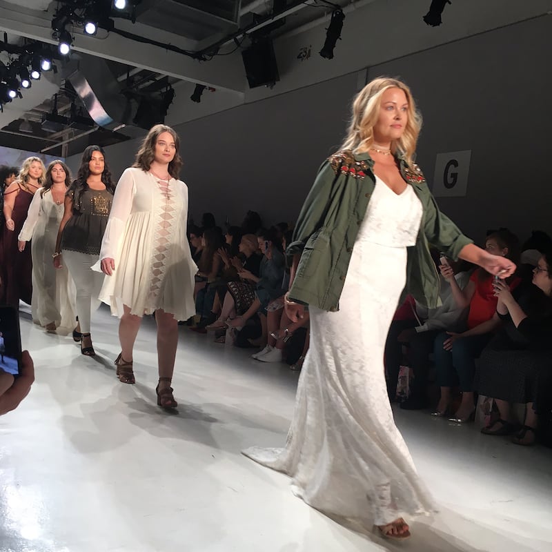 The label Torrid staged a show devoted to plus-size fashion at NYFW.