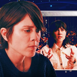 A photo illustration of Tegan and Sara Quin.