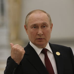 Russian President Vladimir Putin speaks