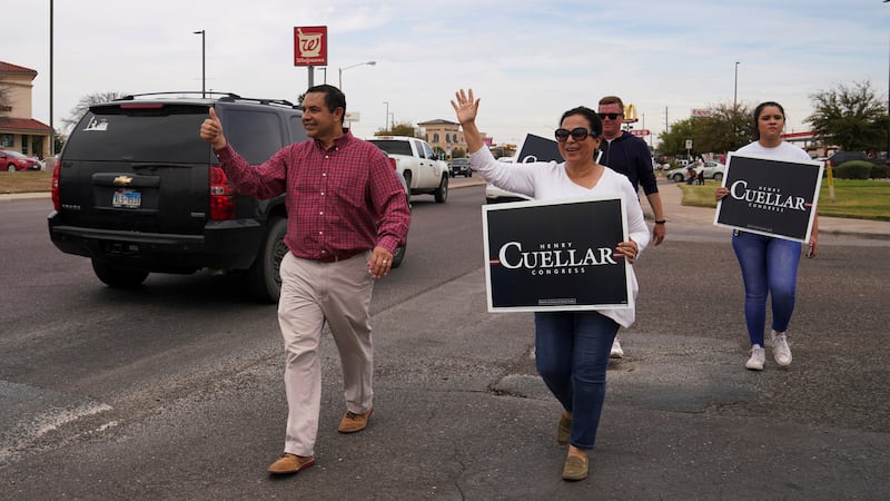 Rep. Henry Cuellar and his wife Imelda Cuellar.