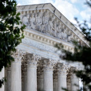 A view of the U.S. Supreme Court building.