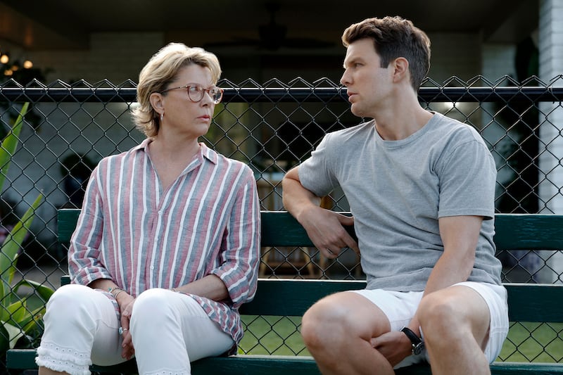 Annette Bening as Joy, Jake Lacy as Troy