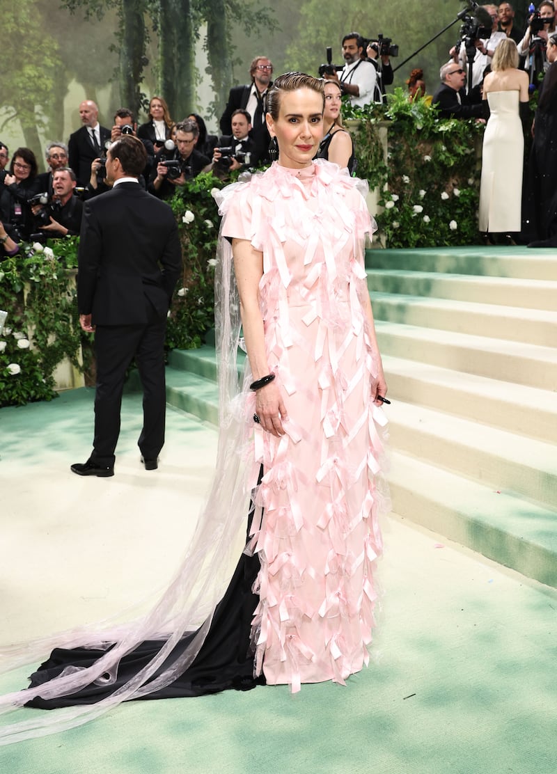 Sarah Paulson at the Met Gala 2024