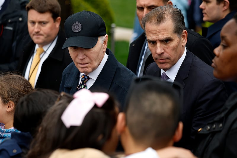 President Joe Biden and his son Hunter Biden.