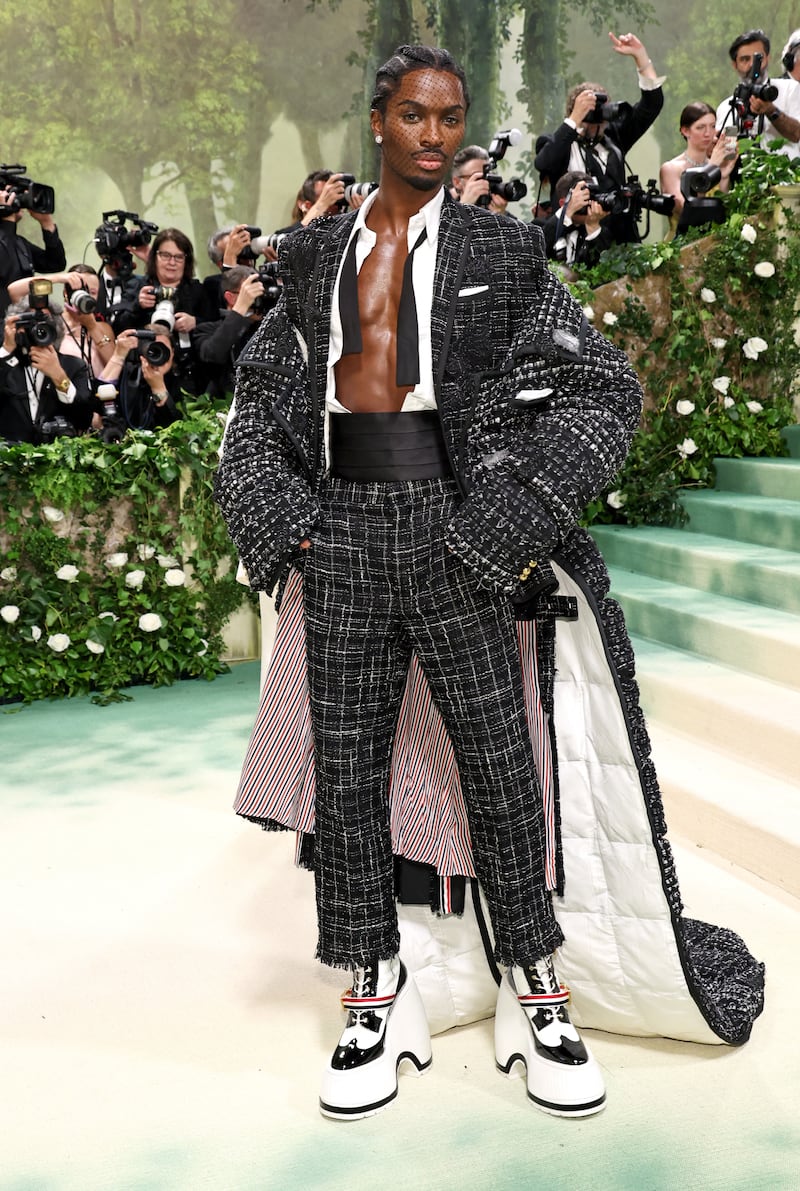 Alton Mason at the Met Gala 2024