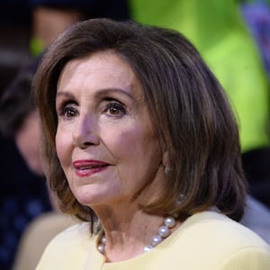 Nancy Pelosi was ambushed by a conservative comedian at a book signing.