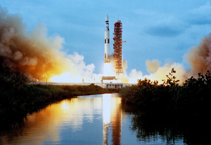 The_Skylab_1-Saturn_V_space_vehicle_is_lifts_off_from_Launch_Pad_39A_on_May_14__1973_w4of17