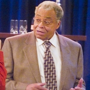 A photo of Sean Hayes and James Earl Jones on Will & Grace