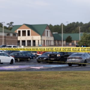 olice tape surrounds the perimeter of Apalachee High School on September 5, 2024 in Winder, Georgia.