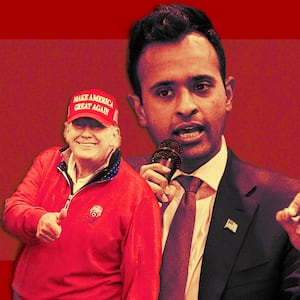 Donald Trump and Vivek Ramaswamy