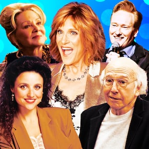 Carol Leifer, Julia Louis-Dreyfus, Larry David, Conan O'Brien and Jean Smart.