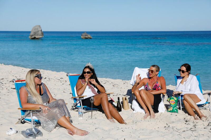 Photo still of Heather Gay, Monica Garcia, Whitney Rose, and Meredith Marks in 'Real Housewives of Salt Lake City'