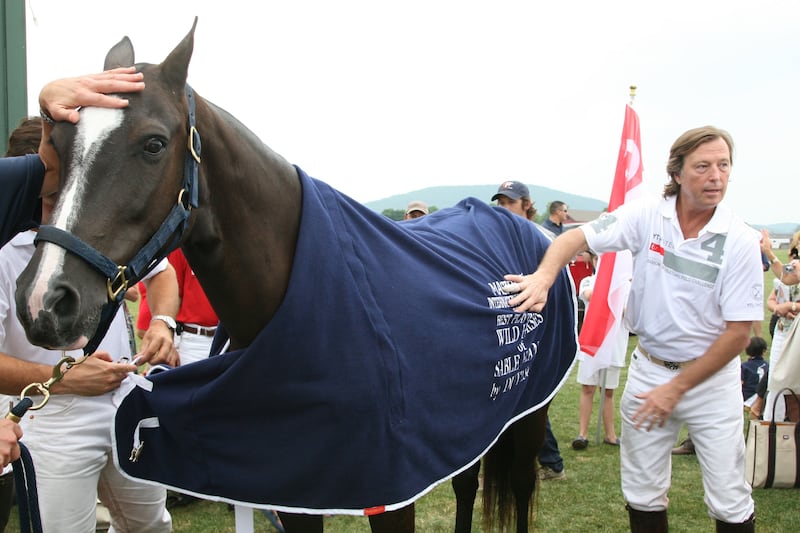 Bruce Colley at a polo challenge in 2010