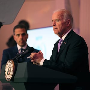 Hunter Biden and U.S. President Joe Biden