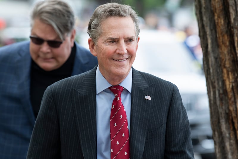 CPI Chairman Jim DeMint is seen outside the Capitol Hill Club.