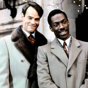 Dan Aykroyd and Eddie Murphy in Trading Places