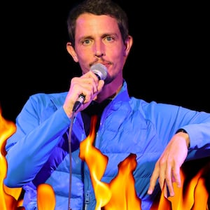 Tony Hinchcliffe flames illustration