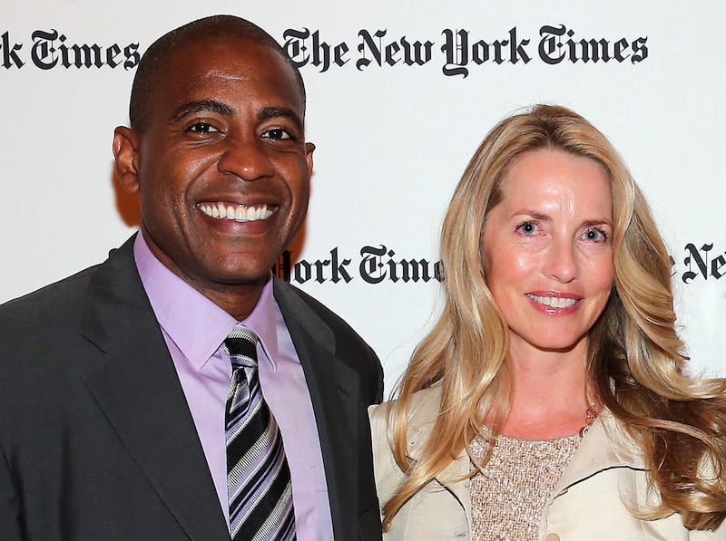 CEO and co-founder, OZY, and co-founder Carlos Watson and Laurene Powell Jobs.