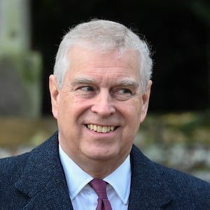 Prince Andrew attends the Royal Family's Christmas Day service at St. Mary Magdalene's church, as the Royals take residence at the Sandringham estate in eastern England, Britain December 25, 2022.