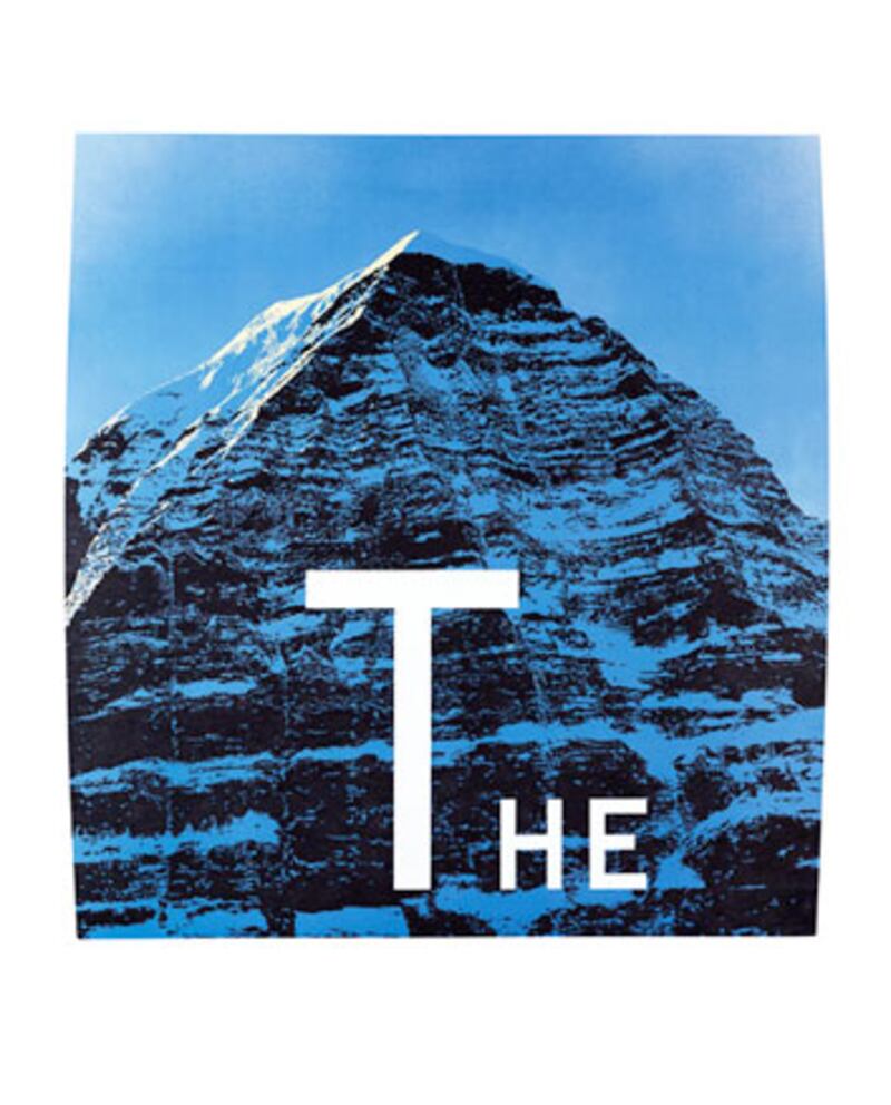 galleries/2009/10/29/ed-ruscha-s-painted-words/ed-ruscha---hayword---the-mountain_advm5f