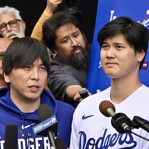 Shohei Ohtani and his interpreter Ippei Mizuhara