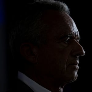 Silhouette of Robert F. Kennedy Jr.