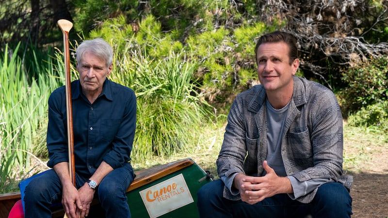 Harrison Ford and Jason Segel.