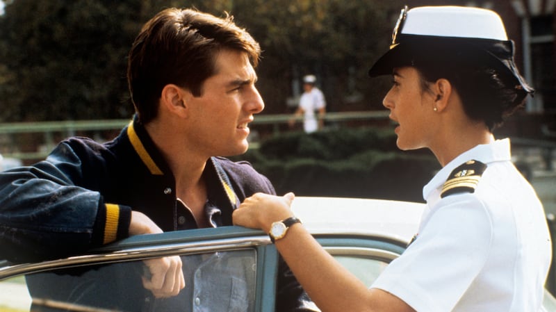 Demi Moore and Tom Cruise in A Few Good Men.