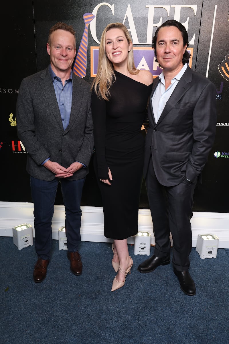 Chris Licht, Chairman and Chief Executive Officer of CNN Worldwide, Olivia Nuzzi and Ryan Lizza 