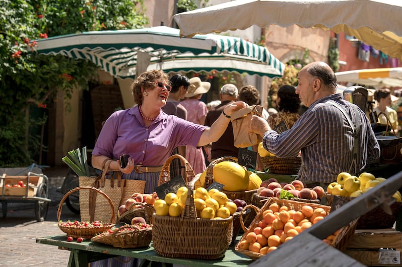 A still from Julia Season 2 showing Sarah Lancashire as Julia Child.