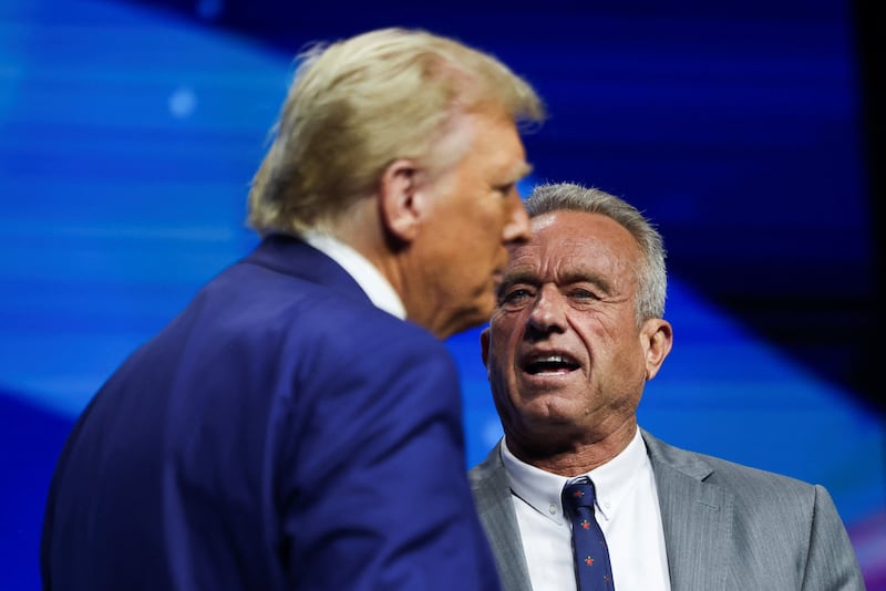 Donald Trump and Robert F. Kennedy Jr.