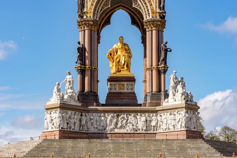 Queen Victoria built the Albert Memorial for her beloved husband.