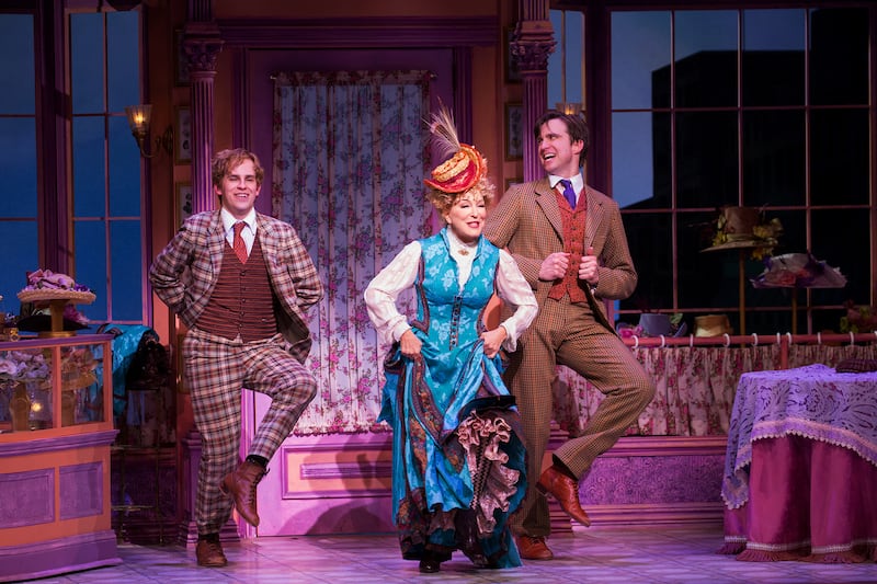 Charlie Stemp, Bette Midler, and Gavin Creel in 'Hello, Dolly!'