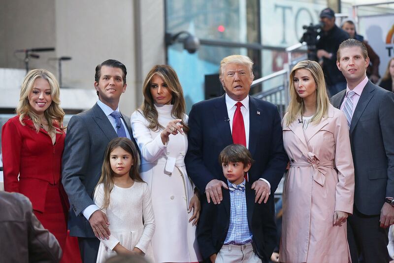 Trump family at NBC town hall