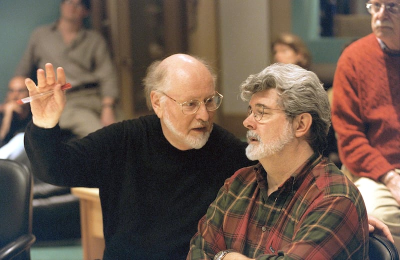 John Williams and George Lucas