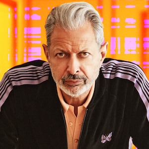 A photo illustration of Jeff Goldblum in Kaos.