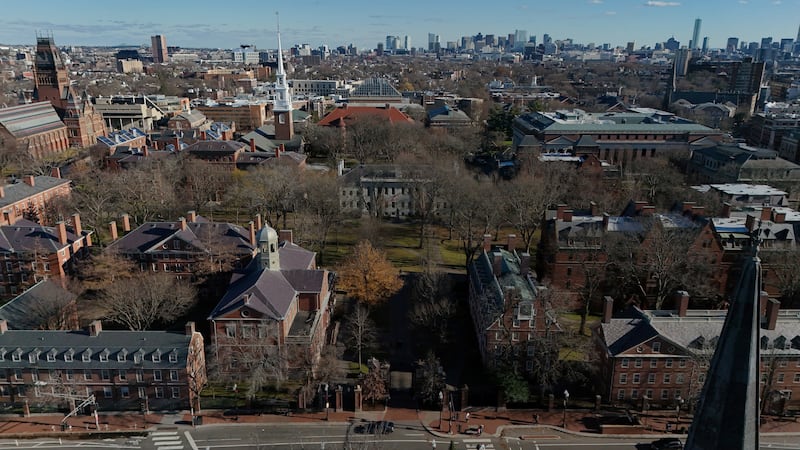 Aerial view of Harvard