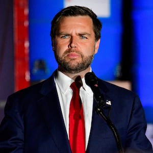 Republican U.S. vice presidential candidate JD Vance speaks about the economy during a visit to Philadelphia.