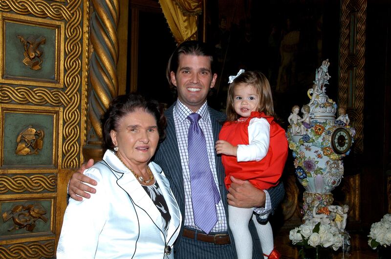 Kai Trump, Donald Trump Jr, and grandmother