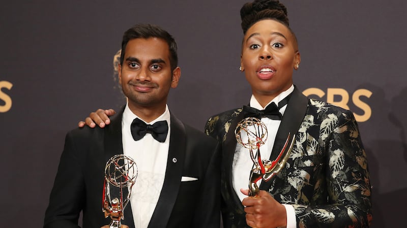 lena-waithe-aziz-ansari-emmy-award_srhzk5