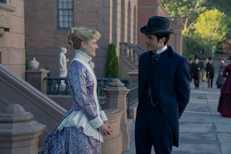 Photo still of Louisa Jacobson and Harry Richtson