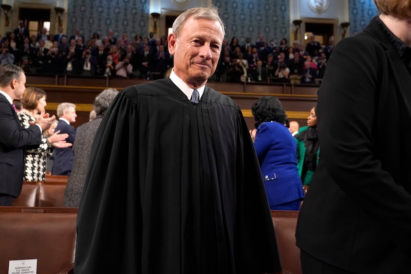 Chief Justice of the United States John Roberts.